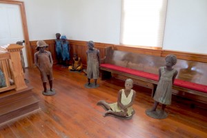 Enslaved Children sculptures